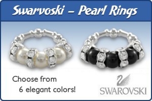 Swarovski Pearl Rings