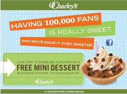 o'charley's free mini dessert