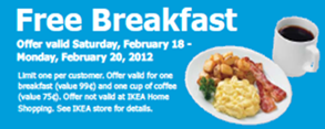 free breakfast