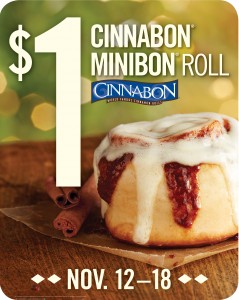 Cinnabon Shock Event - $1