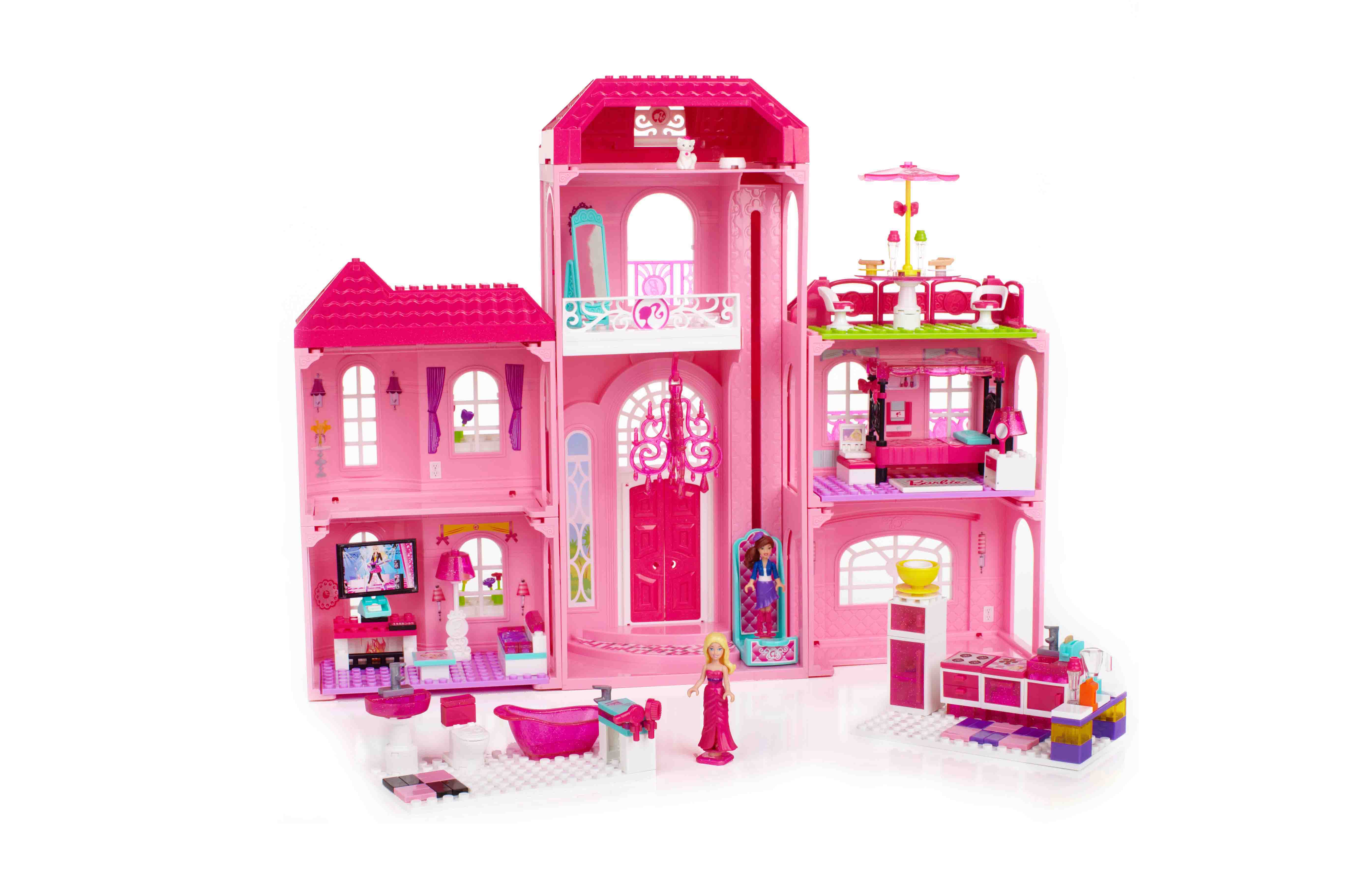 Mega Bloks® Barbie® Build Style Luxury Mansion Review #MegaBloksBarbie - Mommies with Cents