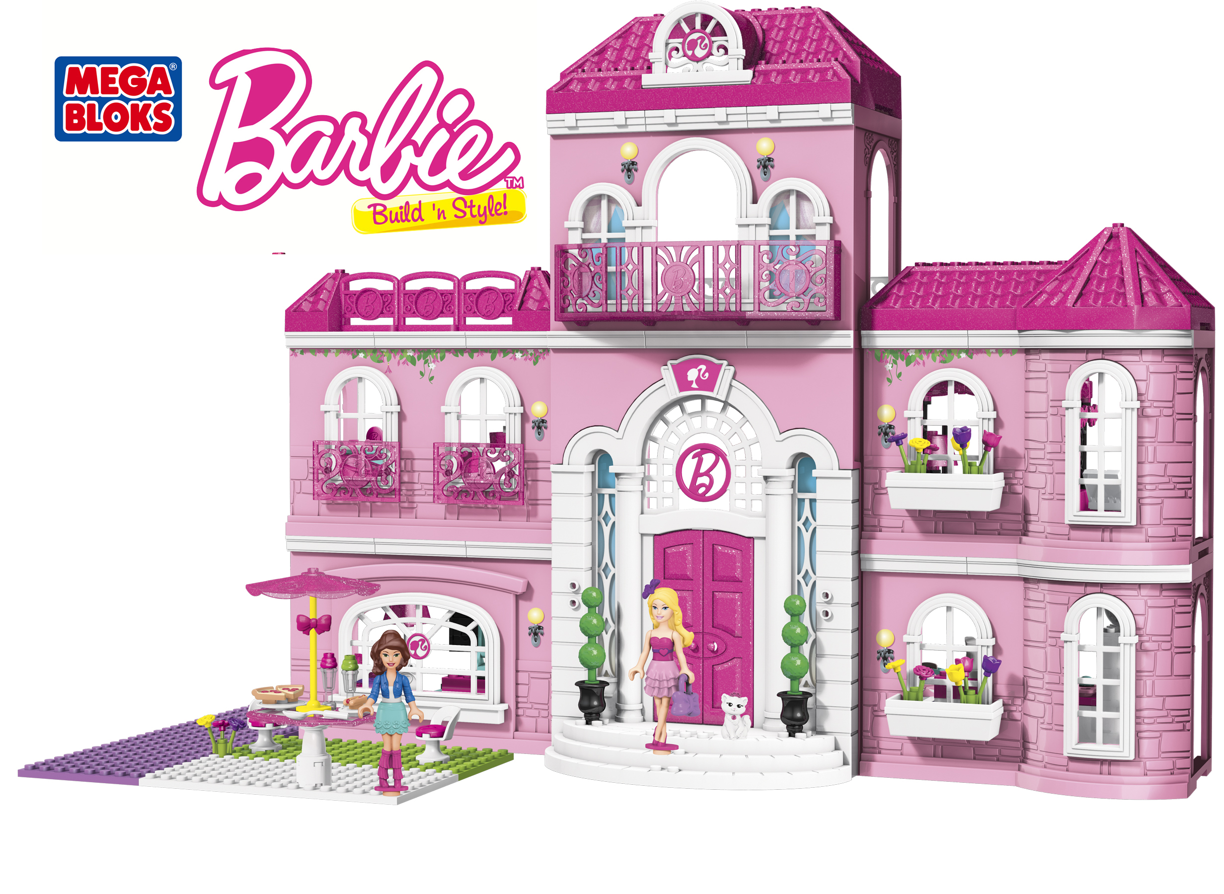 Verward Uitgebreid poort Mega Bloks® Barbie® Build 'n Style Luxury Mansion Review and #Giveaway  #MegaBloksBarbie - Mommies with Cents