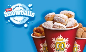 auntie anne's snowballs