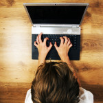 Boy with notebook