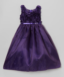 purple dress