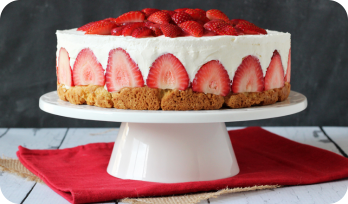 Strawberry Shortcake Cheesecake