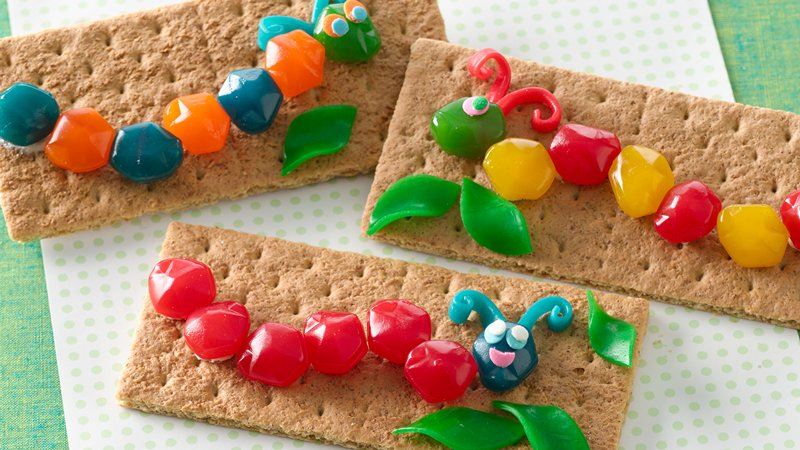 fruit snack caterpillars