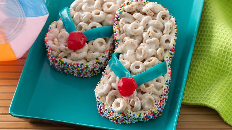 fruity flip flops