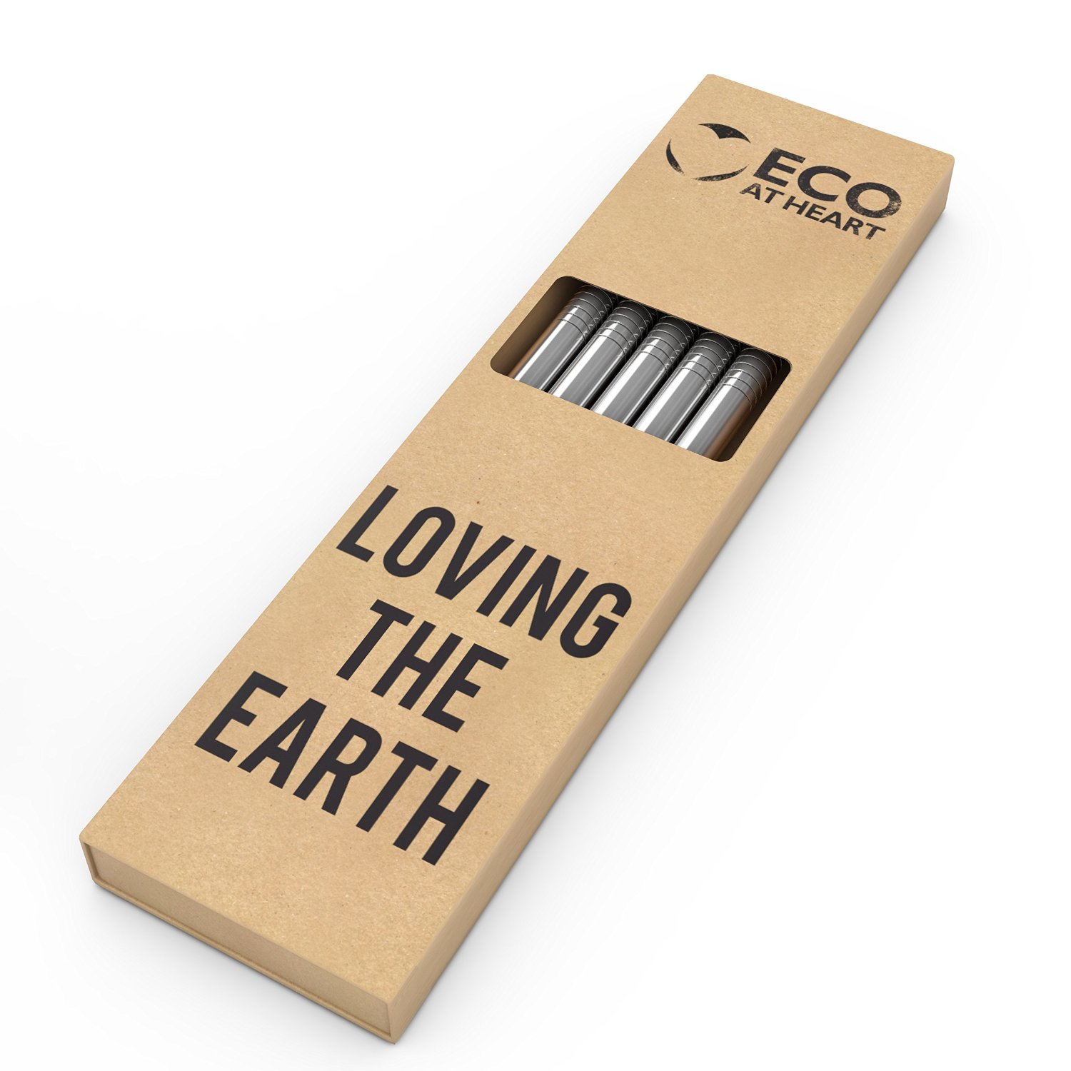Eco at Heart Straws packaged