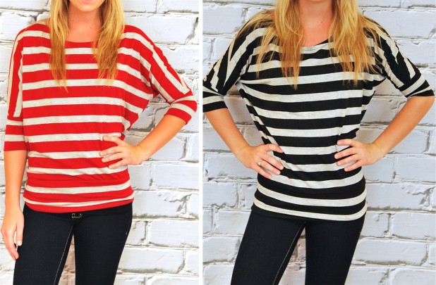 striped dolman
