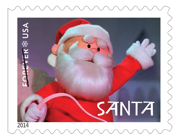 santa stamp