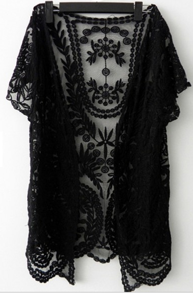 black flowers