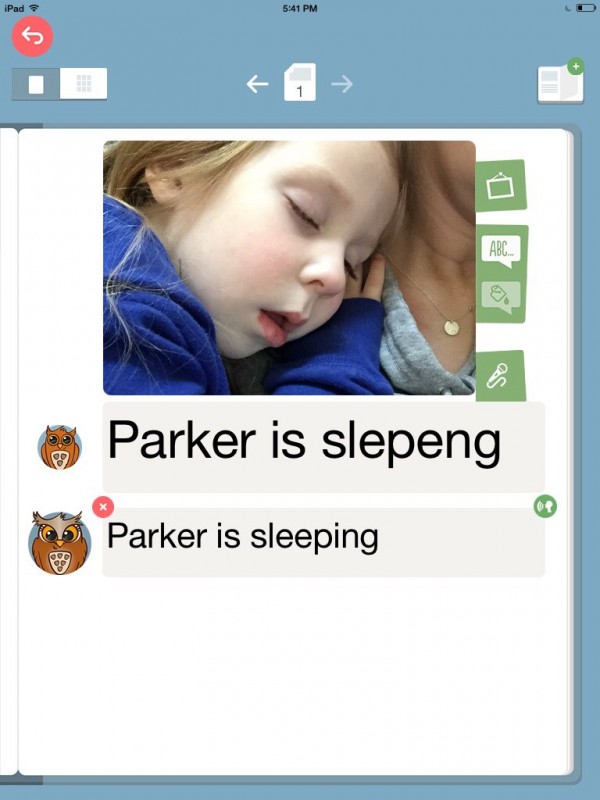 One of the pages McKinley created.