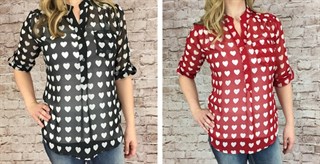 heart blouse