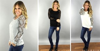 raglan lace sweater