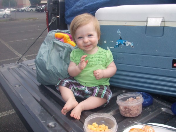 camping with baby