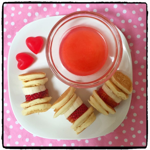 valentine's pancakes