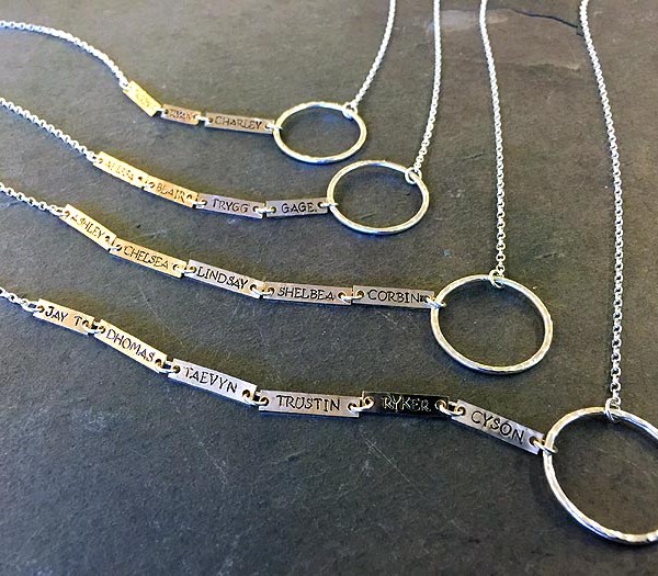 say it on a necklace