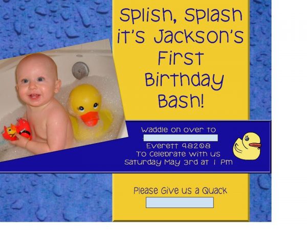 birthday invitation