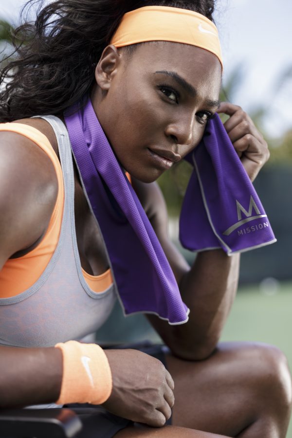 Serena Williams for Mission Athletics
