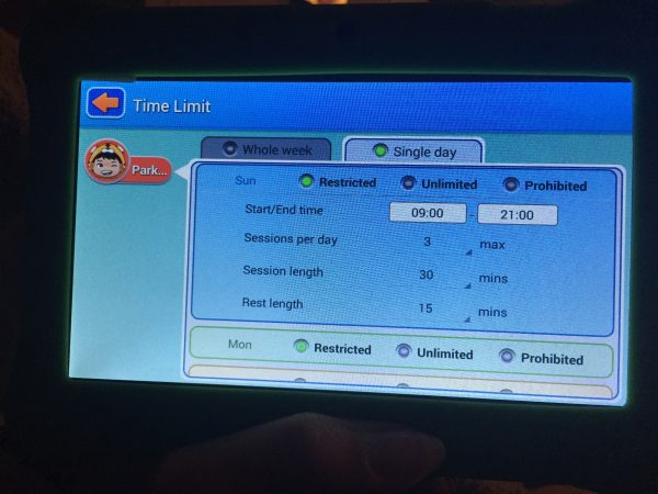 parental controls