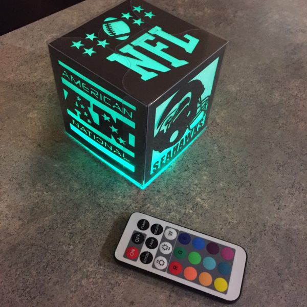 Seahawks Glow Cube