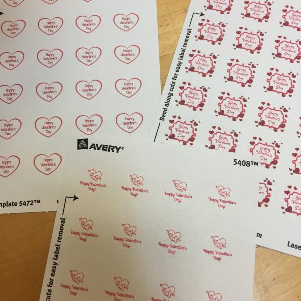 Avery Labels + Hershey = Sweet DIY Valentines! Mommies with Cents